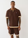SWEATER KNIT POLO SHIRT