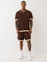 SWEATER KNIT POLO SHIRT