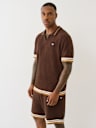 SWEATER KNIT POLO SHIRT