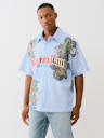 TATTOO STRIPED POPLIN SHIRT