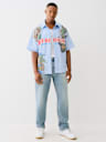 TATTOO STRIPED POPLIN SHIRT
