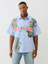TATTOO STRIPED POPLIN SHIRT