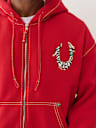 HORSESHOE PAINT BIG T ZIP HOODIE