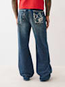JEANS ULTRAHOLGADOS VINNY CON BORDADO DE BUDDHA EN EL BOLSILLO