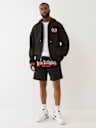 MULTI LOGO PRINT SWEATSHORT