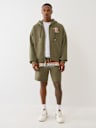 MULTI LOGO PRINT SWEATSHORT