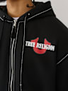 SUDADERA CON CAPUCHA Y CIERRE BIG T CEÑIDA