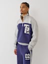 COLOR BLOCKED QUARTER ZIP PULLOVER