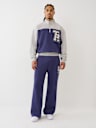 COLOR BLOCKED QUARTER ZIP PULLOVER