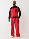 COLOR BLOCKED QUARTER ZIP PULLOVER