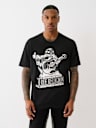 CAMISETA CON CUELLO REDONDO Y ESTATUA DE BUDA SS