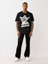CAMISETA CON CUELLO REDONDO Y ESTATUA DE BUDA SS
