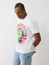  FLOCKED CRYSTAL BALL TEE