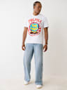  FLOCKED CRYSTAL BALL TEE