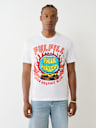  FLOCKED CRYSTAL BALL TEE