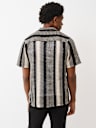 PATCH CROCHET CAMP COLLAR SHIRT