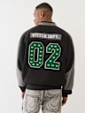  FLEECE LOGO  VARSITY SWEATER