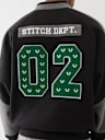 FLEECE LOGO  VARSITY SWEATER
