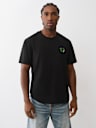 ANIMAL PRINT HORSESHOE TEE