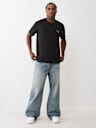 ANIMAL PRINT HORSESHOE TEE