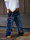 VINNY LOGO APPLIQUÉ BAGGY JEAN 