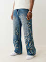 VINNY LOGO APPLIQUÉ BAGGY JEAN 
