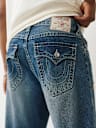 VINNY LOGO APPLIQUÉ BAGGY JEAN 
