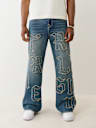 VINNY LOGO APPLIQUÉ BAGGY JEAN 