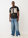 HEAVYWEIGHT TRUE BIKER LOGO TEE 