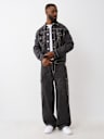JIMMY OVERSIZED LEOPARD BIG T DENIM JACKET