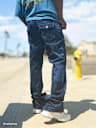 BILLY PRINTED STACKED BOOTCUT JEAN