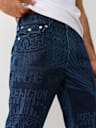 BILLY PRINTED STACKED BOOTCUT JEAN