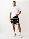 ARCHED LOGO BASKETBALL SHORT