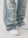VINNY DISTRESSED ULTRA BAGGY JEAN