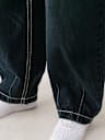 JEANS DE BARRIL CON COSTURA SUPER T