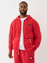 BIG T LOGO ZIP HOODIE