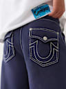 TRUE RELIGION X COOKIES APPLIQUÉ LONG SWEAT SHORT