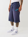 TRUE RELIGION X COOKIES APPLIQUÉ LONG SWEAT SHORT