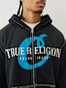 TRUE RELIGION X COOKIES EMBROIDERED ZIP HOODIE