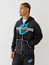 TRUE RELIGION X COOKIES EMBROIDERED ZIP HOODIE