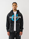 TRUE RELIGION X COOKIES EMBROIDERED ZIP HOODIE