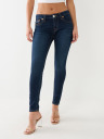 JEANS SKINNY CURVILÍNEOS JENNIE DE TIRO MEDIO
