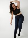 PLUS HALLE HIGH RISE SUPER SKINNY JEAN
