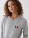 SUDADERA CLÁSICA CON CUELLO REDONDO