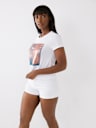 METALLIC GRAPHIC TEE