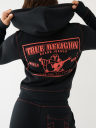 BIG T STITCH LOGO ZIP HOODIE