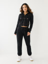 BIG T STITCH LOGO ZIP HOODIE