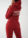 BIG T STITCH LOGO ZIP HOODIE