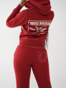 BIG T STITCH LOGO ZIP HOODIE