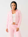 BIG T STITCH LOGO ZIP HOODIE